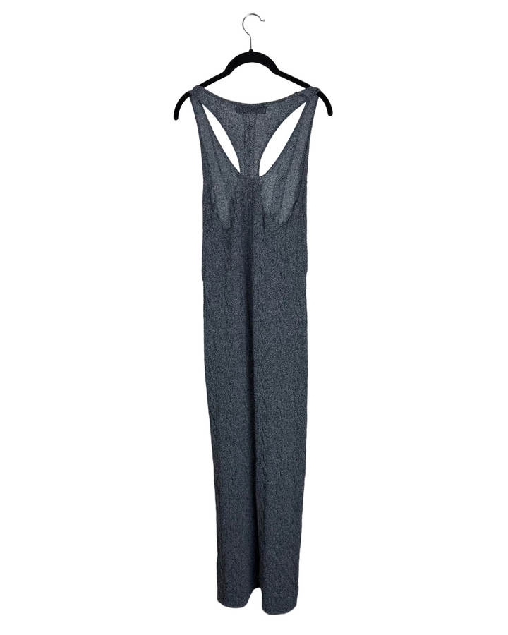 Dark Grey Racerback Maxi Dress - Size 2/4