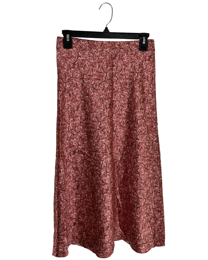 Cherry Blossom Midi Skirt - Small