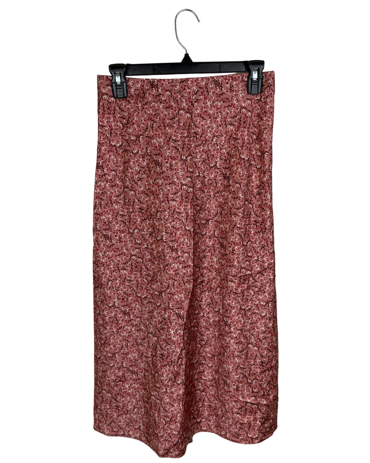Cherry Blossom Midi Skirt - Small