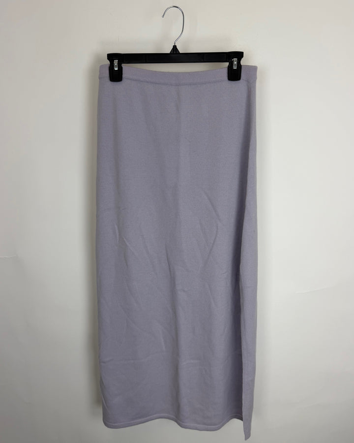 Periwinkle Knit A-Line Skirt - Size 4/6
