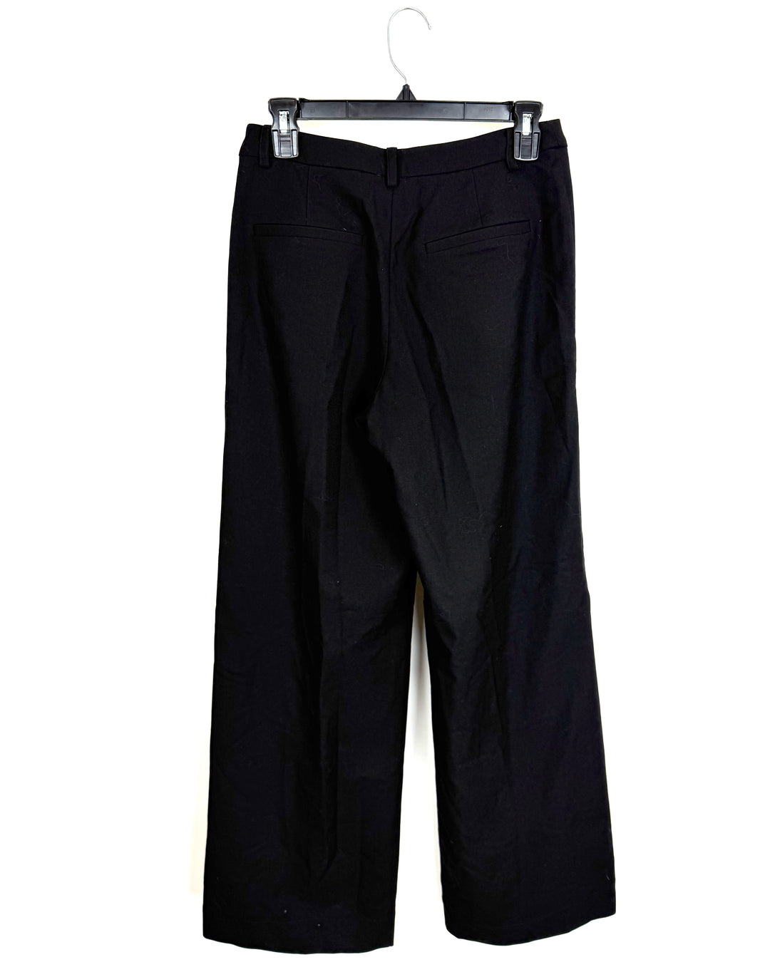 Kohl Black Ultra-Wide Leg Trousers - Size 4
