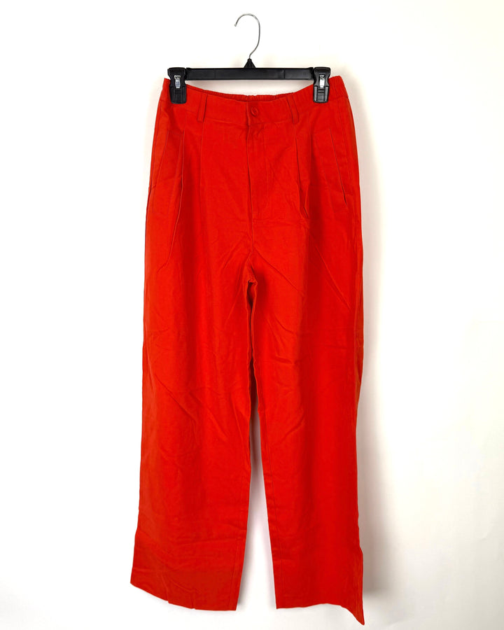 Burnt Orange Trousers - Size 2/4
