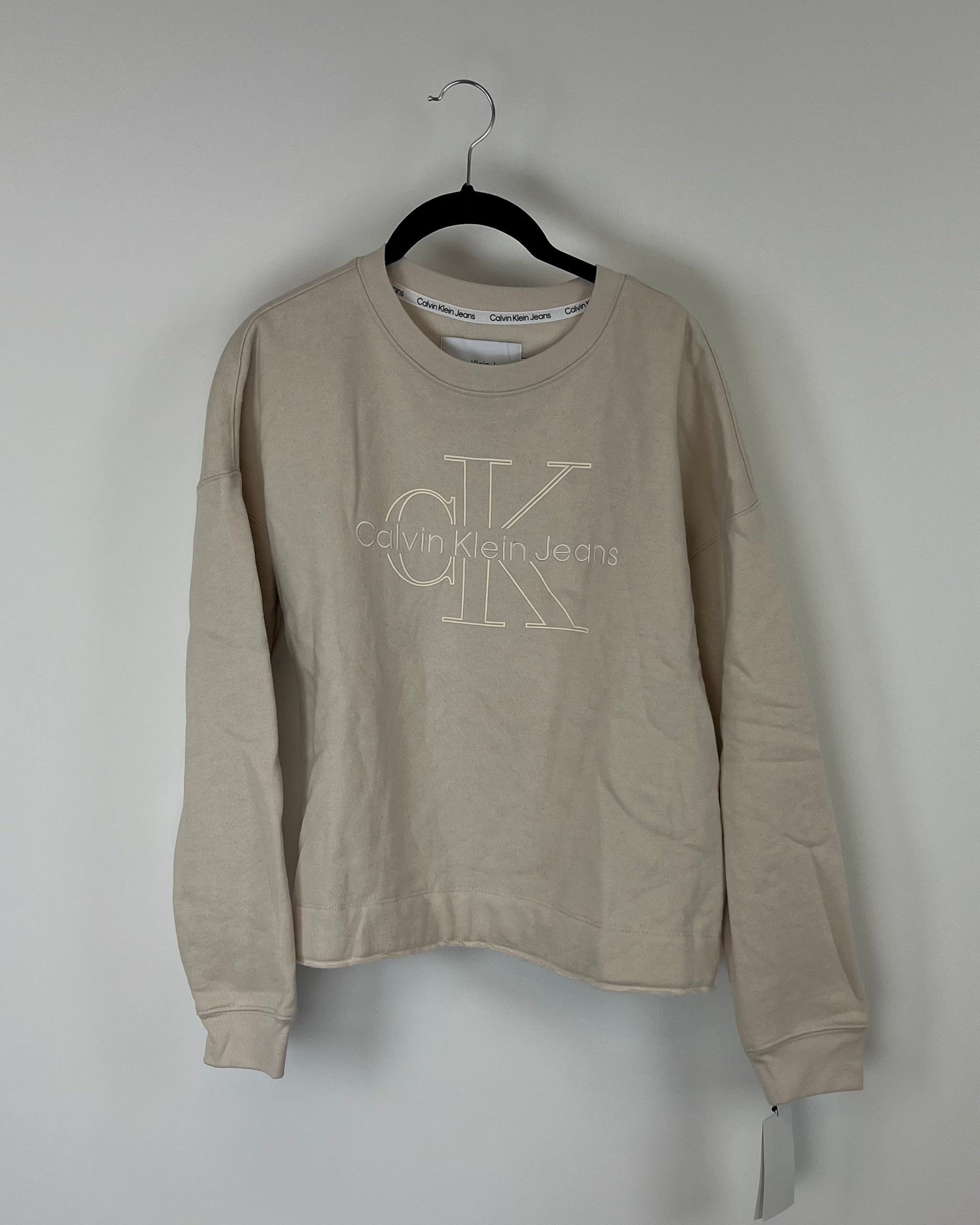 Calvin klein vintage logo sweatshirt outlet