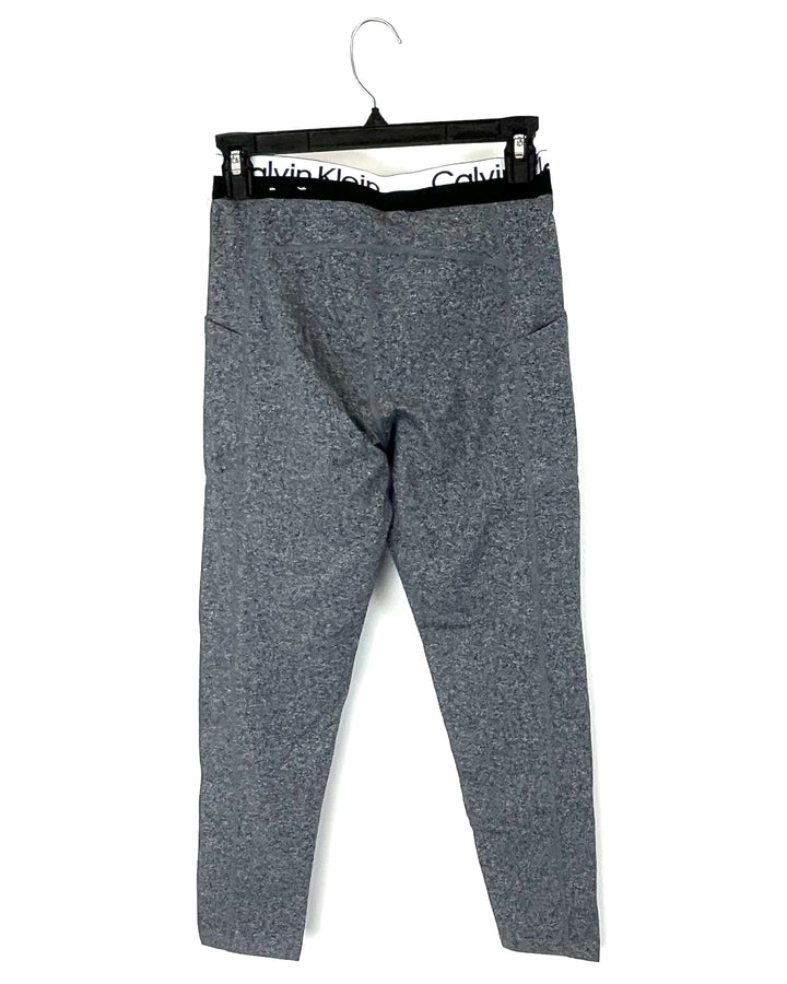 Grey Activewear Leggings with Pockets - Small