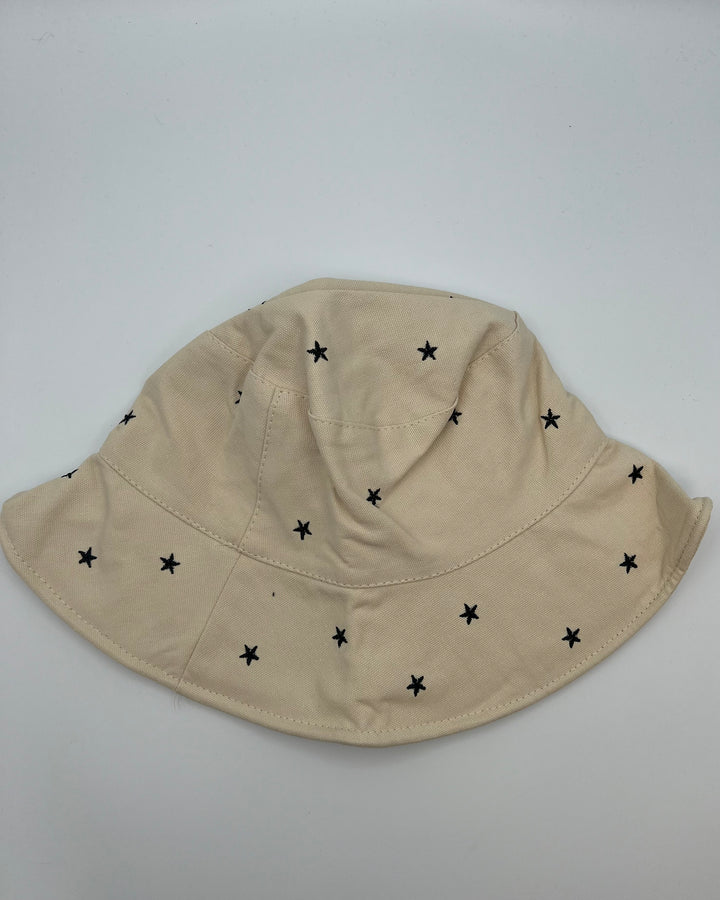 Beige Stars Bucket Hat