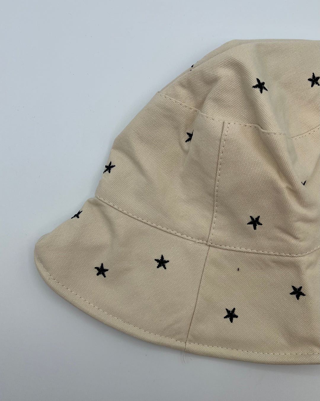 Beige Stars Bucket Hat