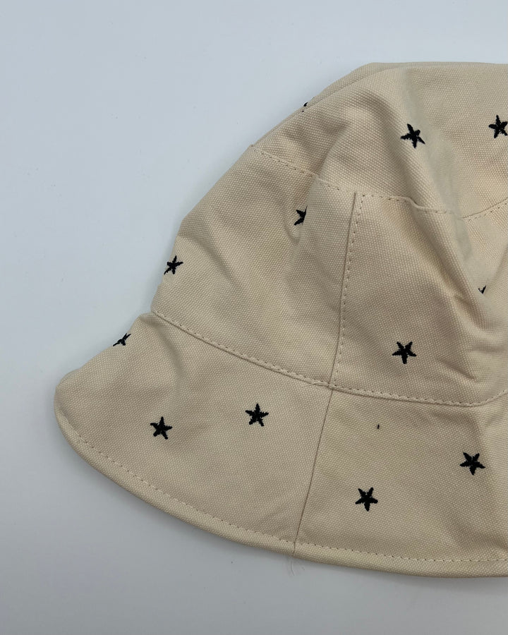 Beige Stars Bucket Hat