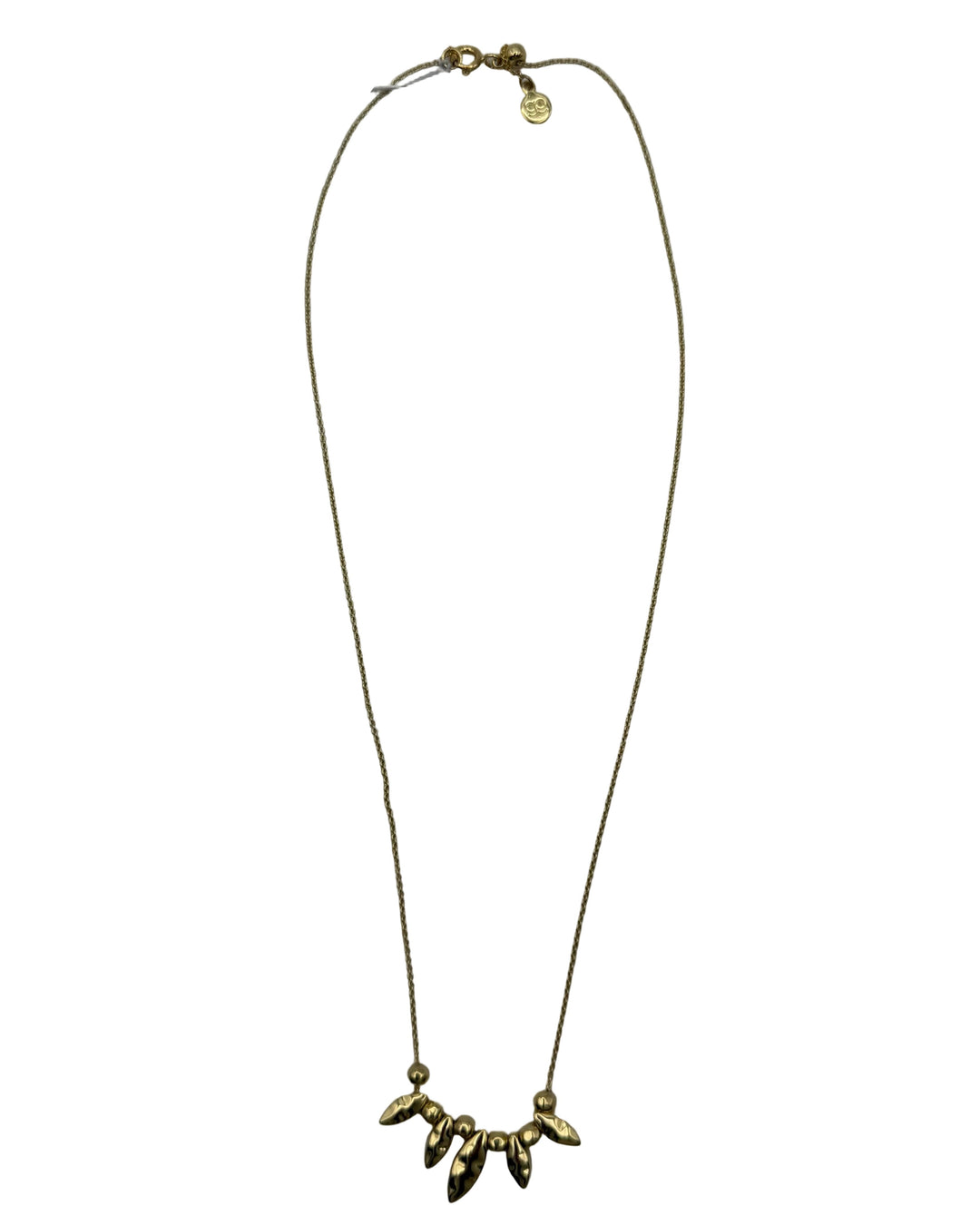 Gold Leaf Charm Necklace