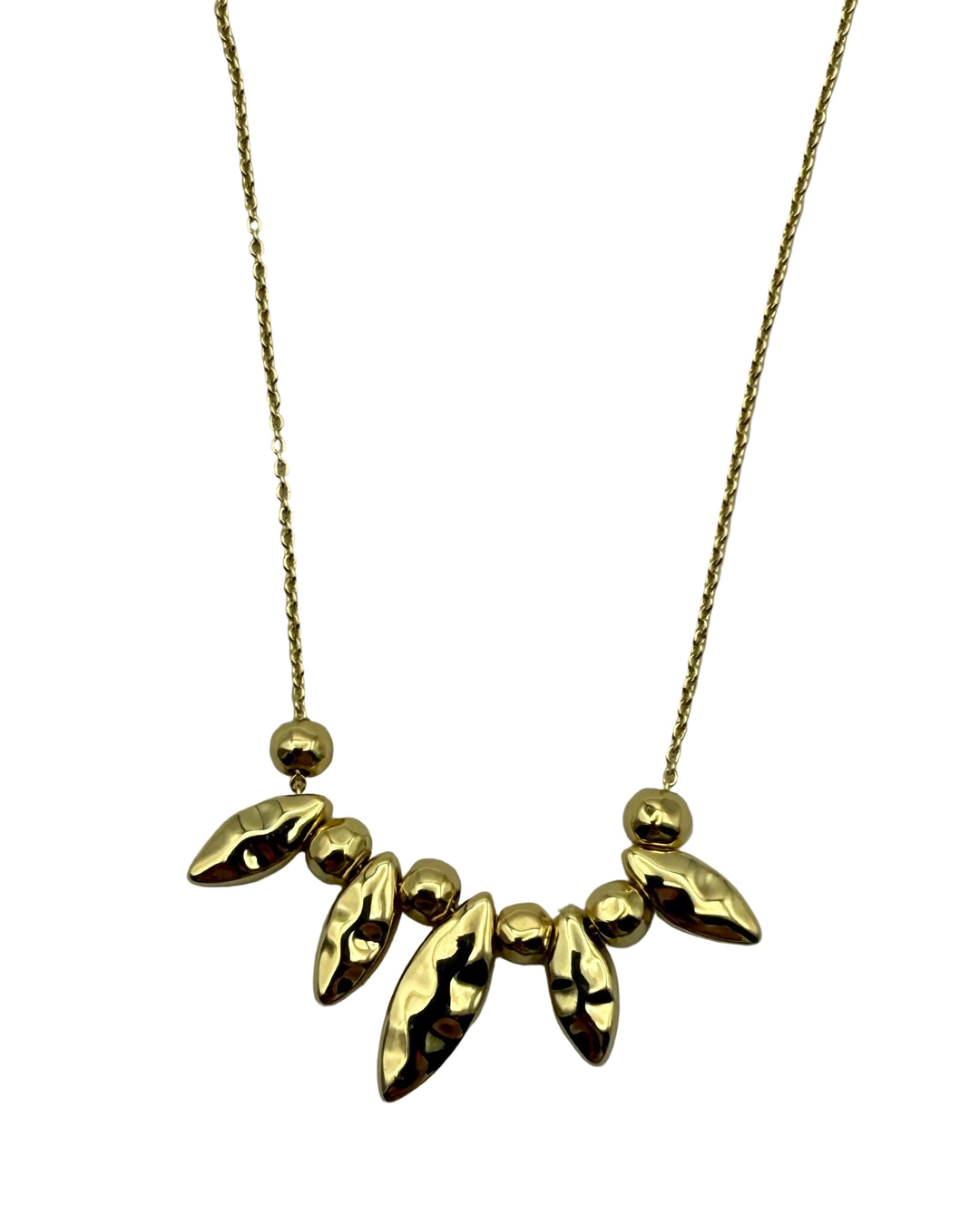 Gold Leaf Charm Necklace
