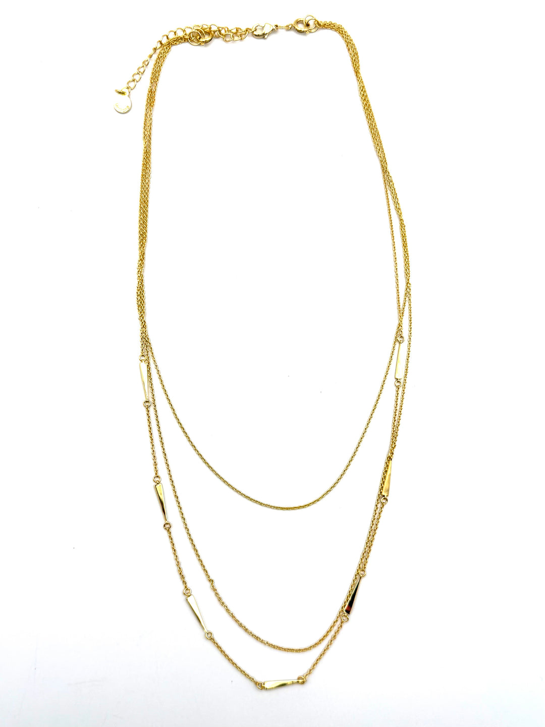 Three Layer Gold Necklace