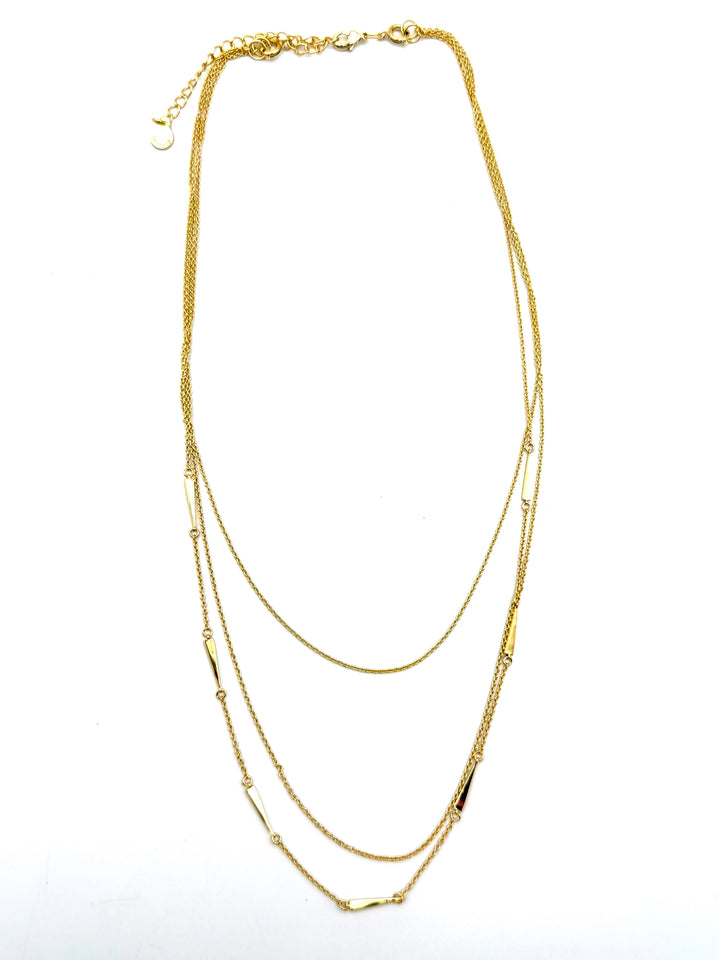 Three Layer Gold Necklace