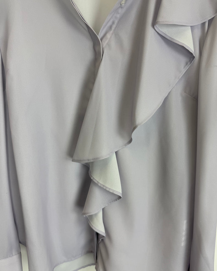 Light Purple Ruffled Blouse - Size 6/8