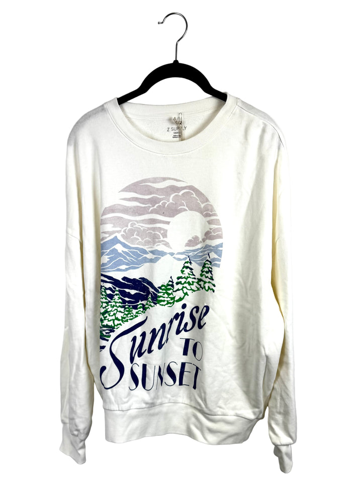 Sunrise Graphic Sweatshirt - Size 2/4