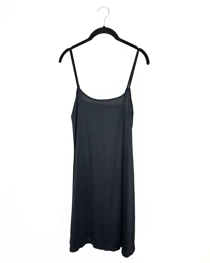 Black Slip Dress - size 0/2