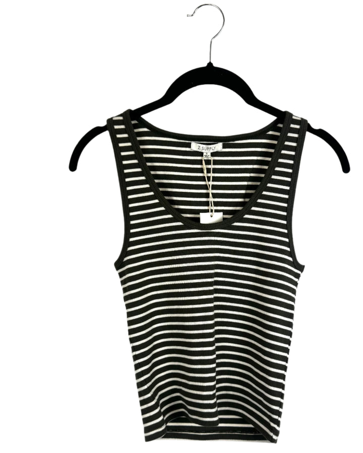 Green Striped Tank - Size 0/2