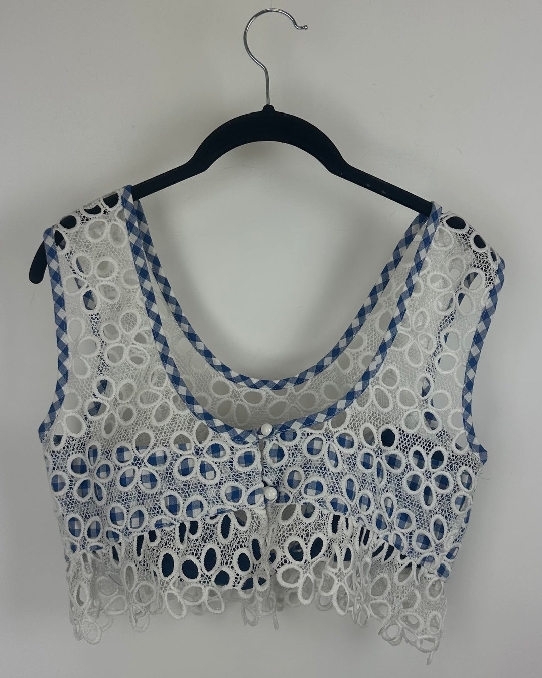 Anna Sui Eyelet Top - Size 4