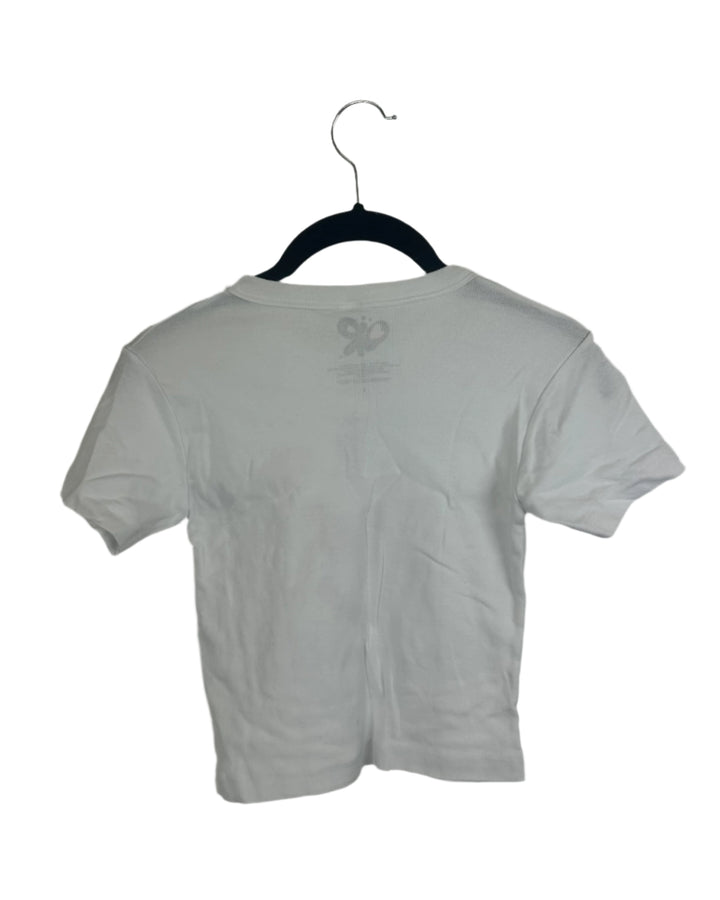 Bad Idea Right Cropped Tee - Small