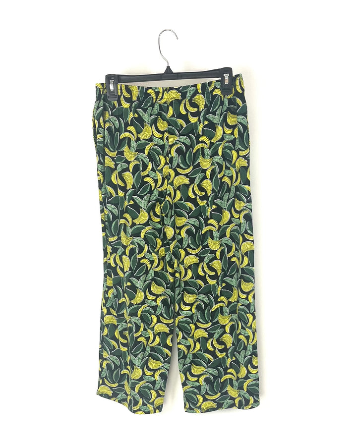 Banana Print Pajama Pants - Size 6/8 and 1X