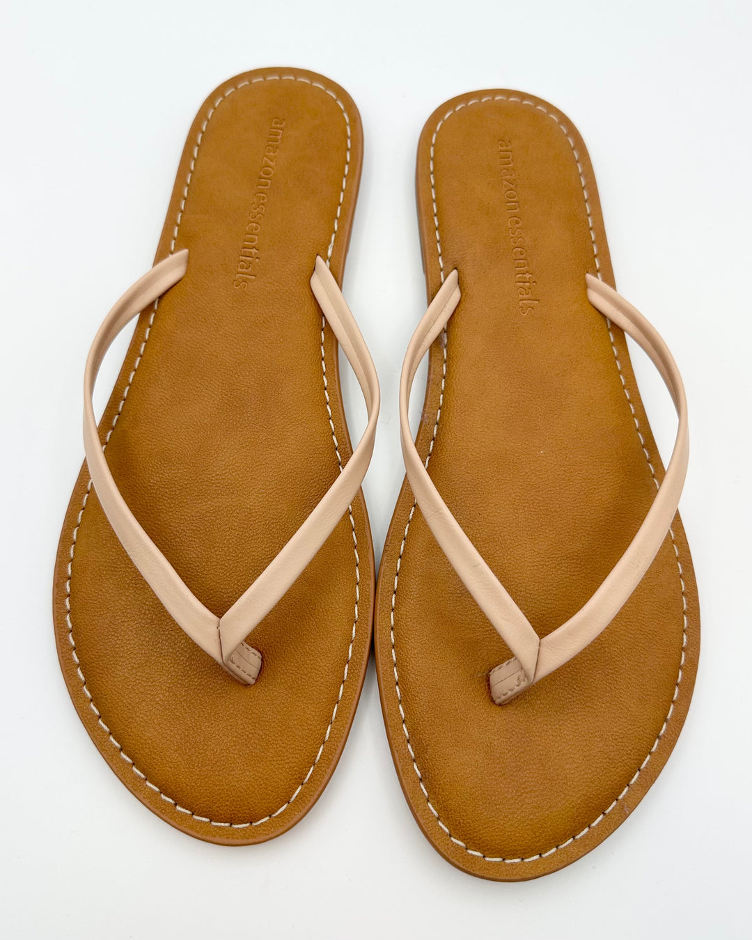 Tan Flip Flops - Size 7