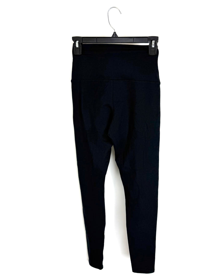 Black High Waisted Leggings - Size 0/2