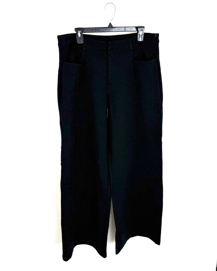 Black Wide Leg Dress Pants - Size 16