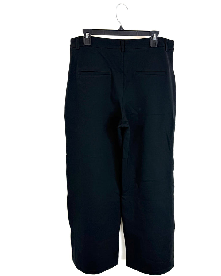 Black Wide Leg Dress Pants - Size 16
