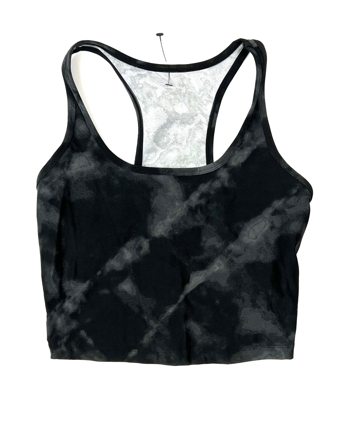 Black and Gray Marble Print Top - Small