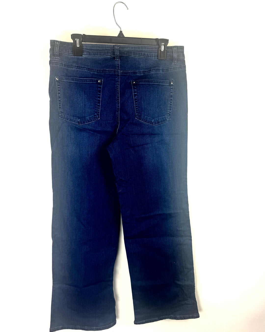 Deep Indigo Straight-Leg Jeans- Size 12