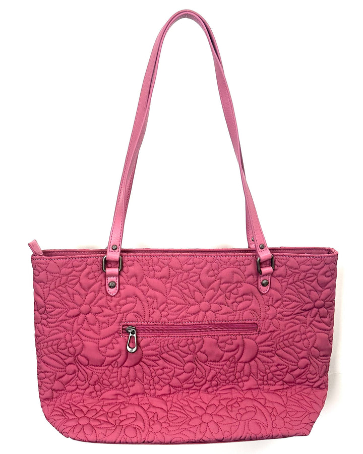 Pink Floral Tote Bag