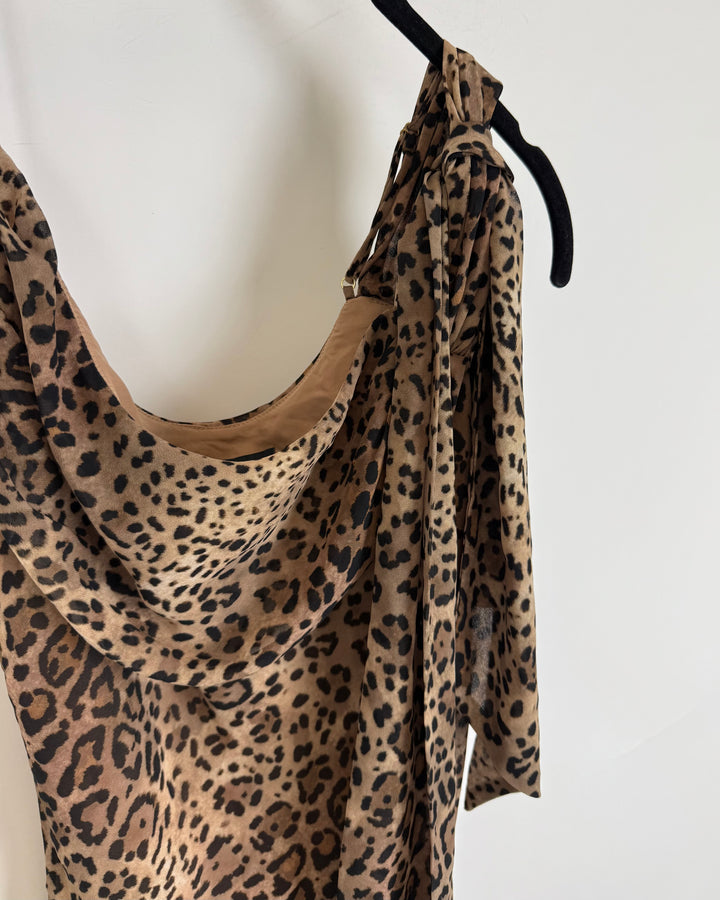 House Of Harlow 1960 Leopard Print Dress - Small