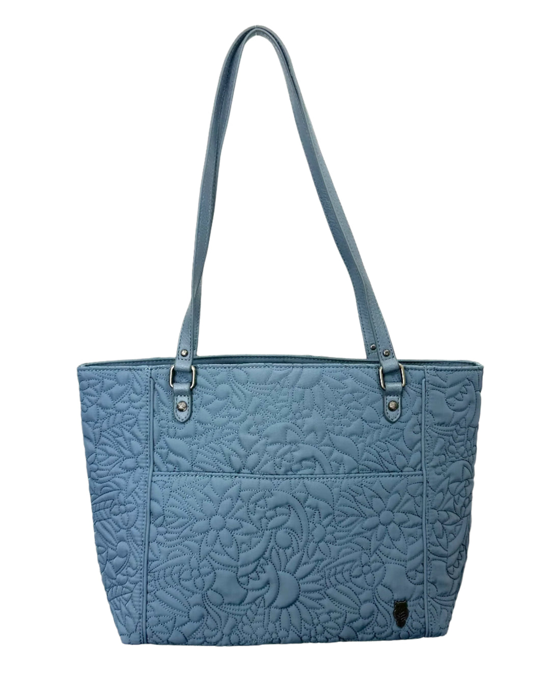 Blue Floral Tote Bag