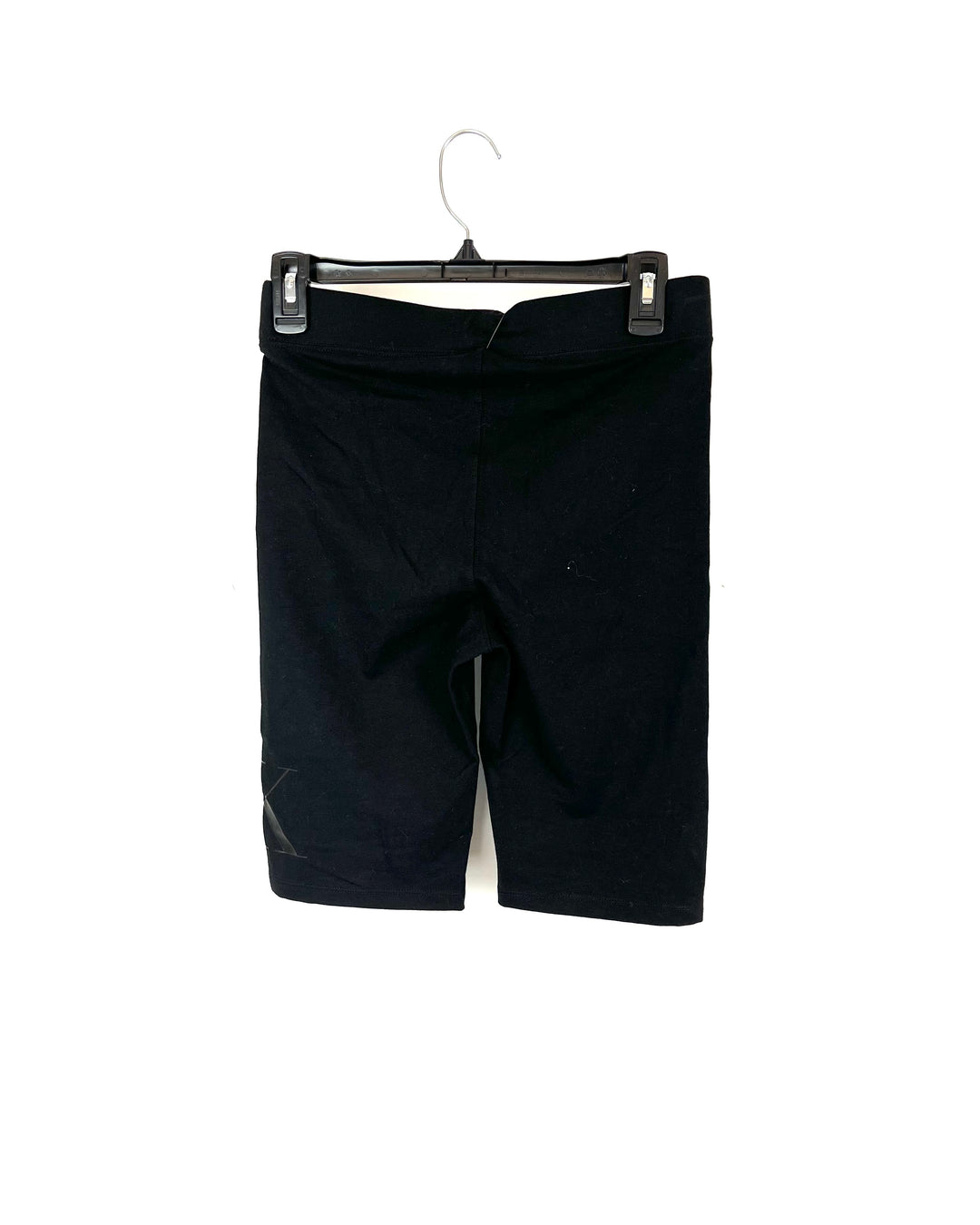 Black Logo Bike Shorts - Small