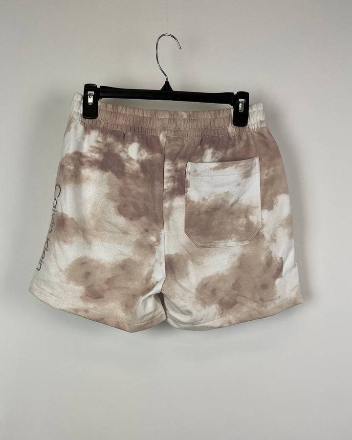Tan Tie Dye Shorts - Small