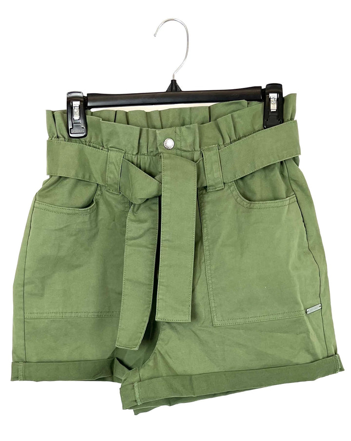 Army Green Shorts - Small