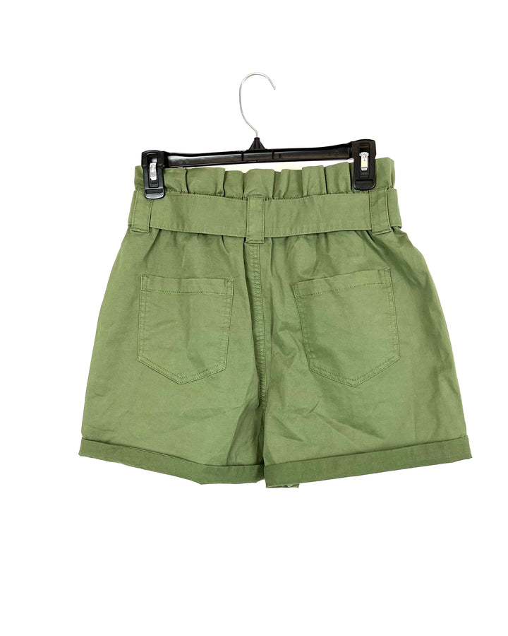 Army Green Shorts - Small