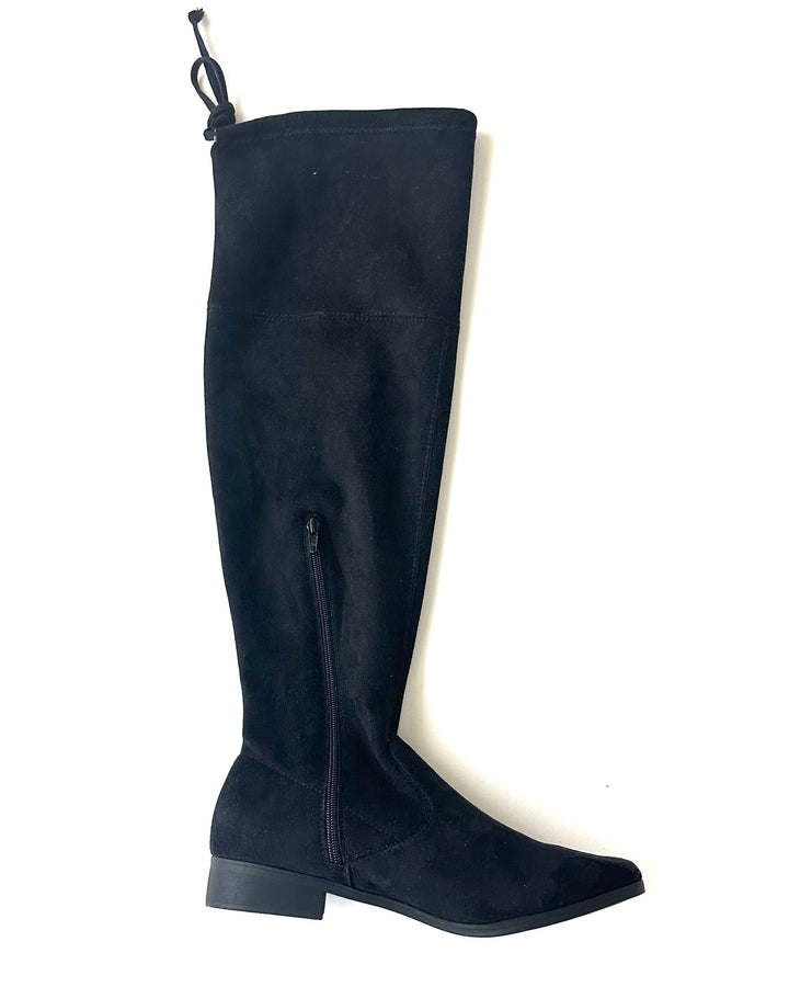 Black Knee High Boots - Size 11