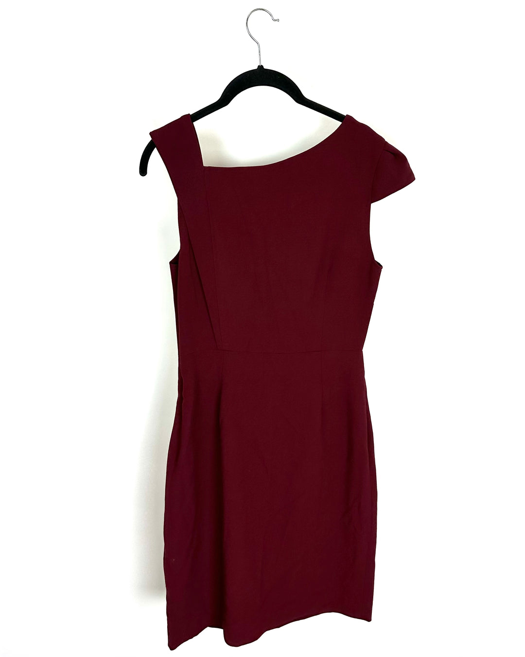 Merlot Asymmetric Dress - Size 6/8