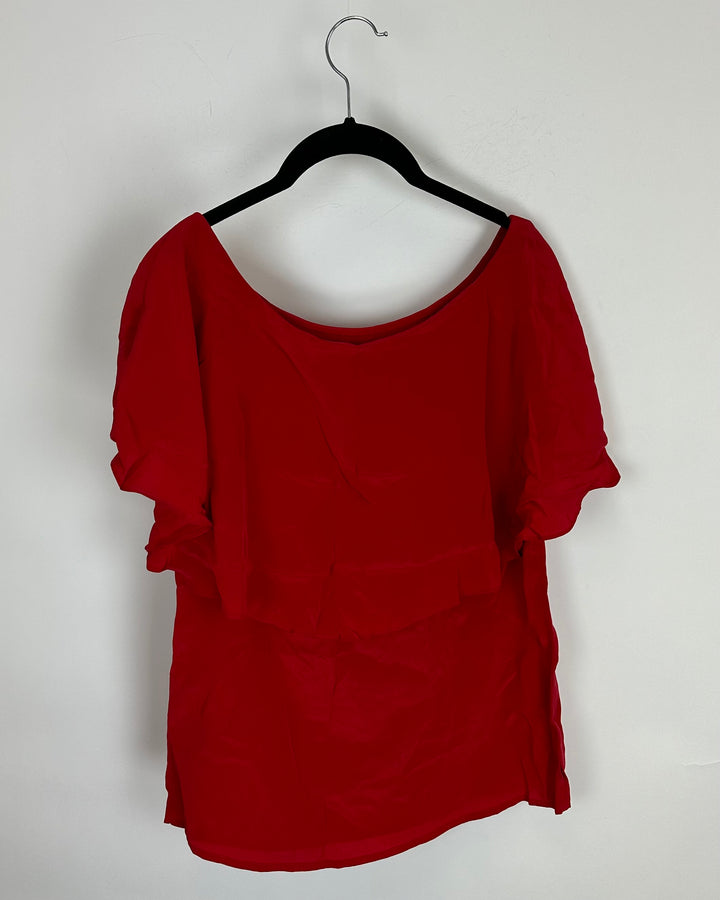 Scarlet Ruffle Top - Size 4/6