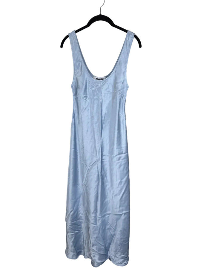 Ice Blue Satin Dress - Size 0/2 and Size 2/4