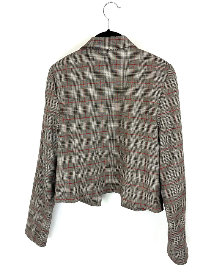 1. State Plaid Blazer - Size 4