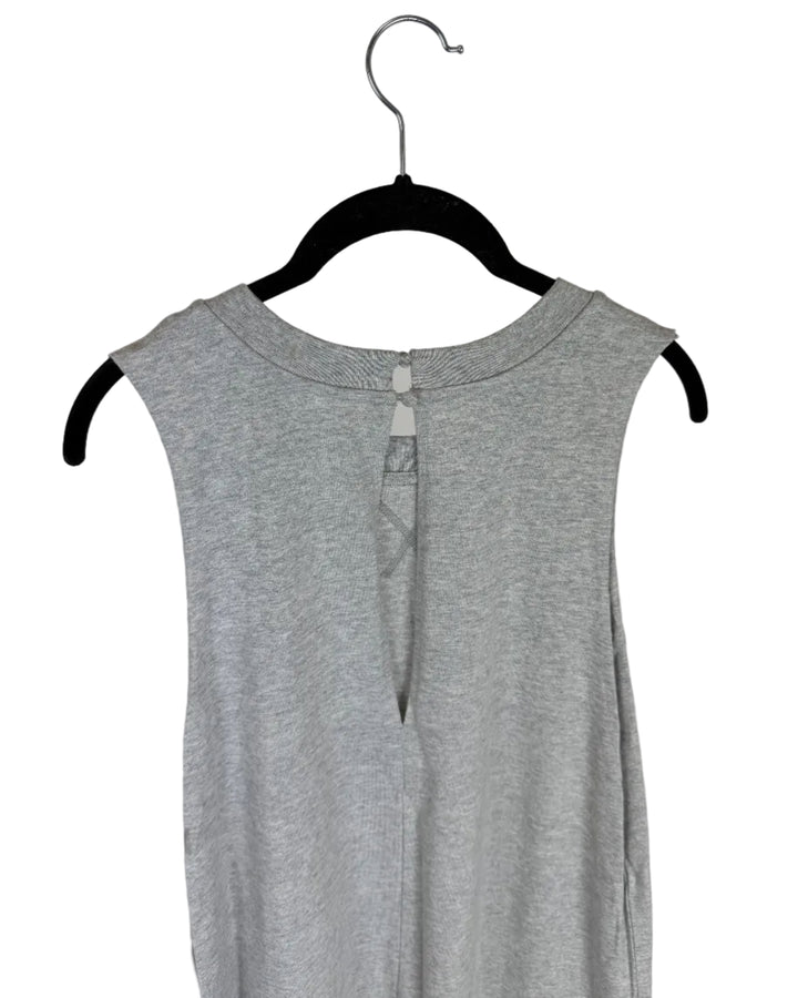 Grey Sleeveless Jumpsuit - Size 0/2