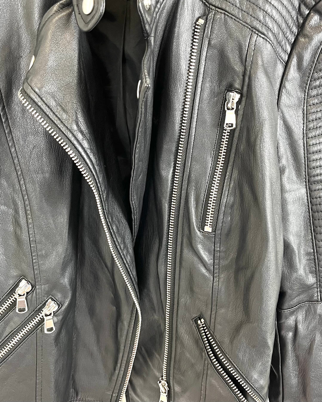 Zara Faux Leather Jacket - Size 0/2 and 2/4