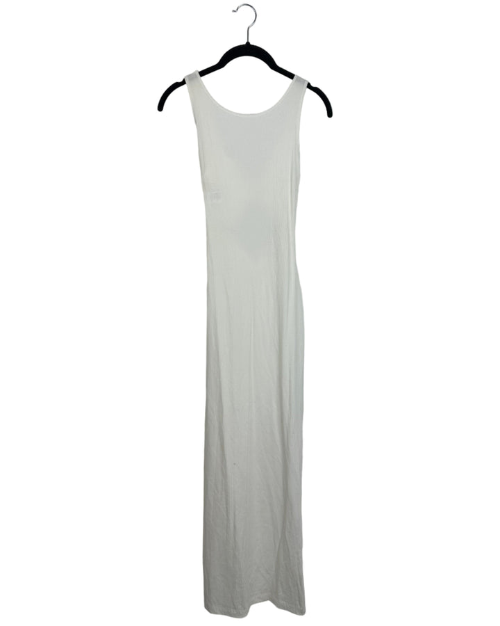 L Space Cream Twist Front Dress - Extra Small