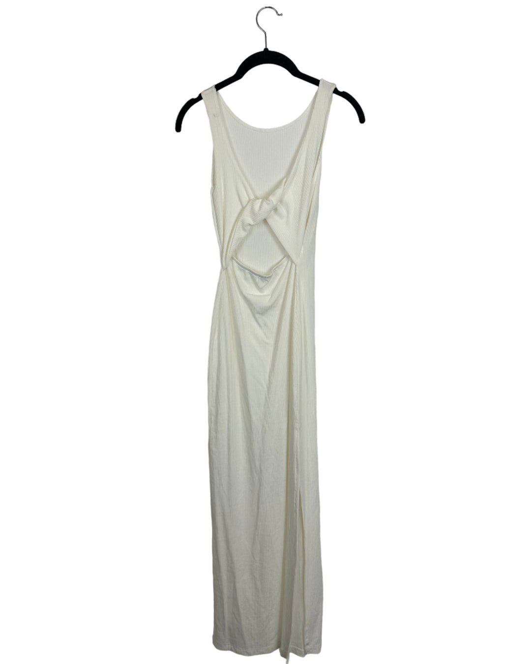 L Space Cream Twist Front Dress - Extra Small