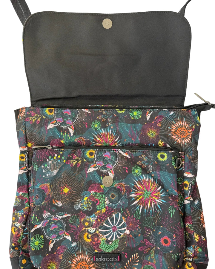 Colorful Turtle Convertible Backpack