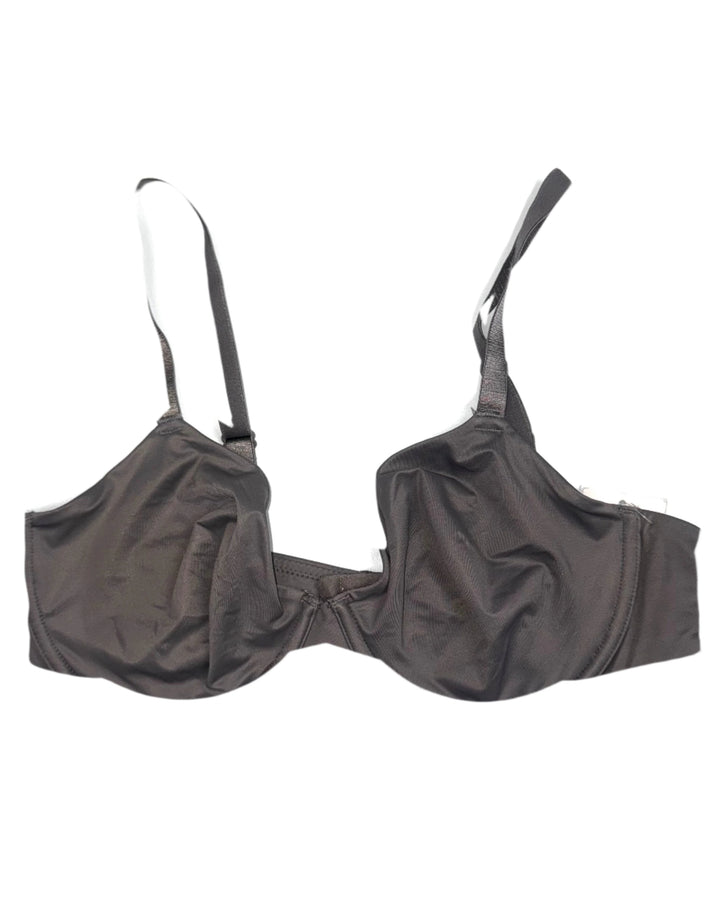 Dark Gray Full-Coverage Underwire Bra- 36B