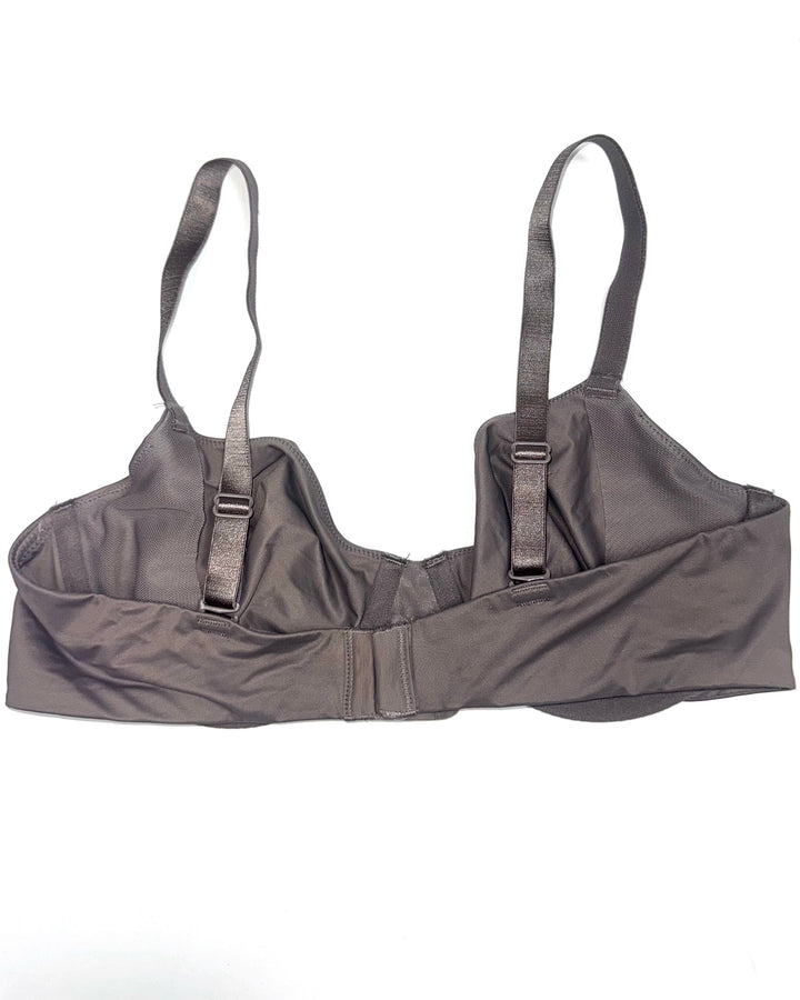 Dark Gray Full-Coverage Underwire Bra- 36B