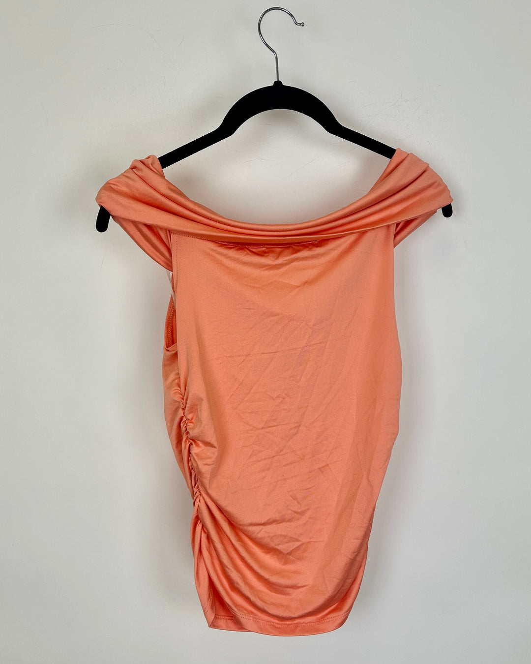 Peach Off the Shoulder Shirt - Size 2/4