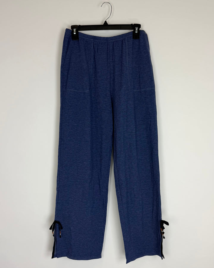 Blue Patterned Long Sleeve Set - Size 2/4