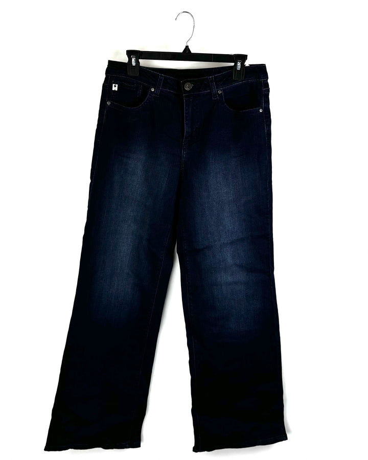 Indigo Blue Wide Leg Jeans - Size 12